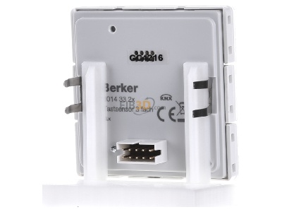 Back view Berker 80143329 Touch sensor for home automation 6-fold 
