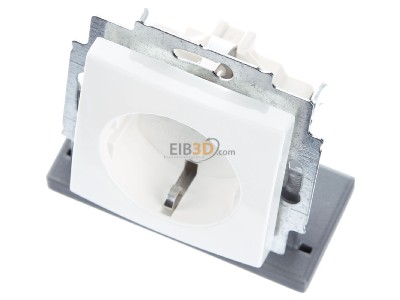 View up front Busch Jaeger 20 EUC-914 Socket outlet (receptacle) 
