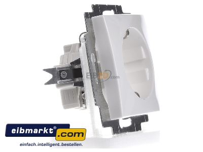 View on the left Busch-Jaeger 20 EUCB-914 Socket outlet protective contact white 
