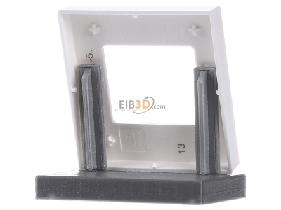 Back view Busch Jaeger 6435-914 Cover plate for time switch white 
