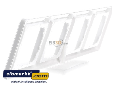 View on the right Gira 109403 Frame 4-gang white 

