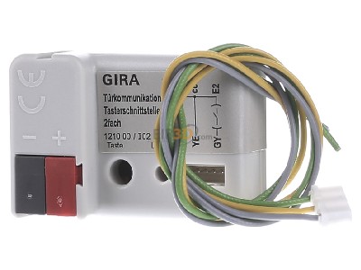 Front view Gira 121000 EIB, KNX expand device for intercom system, 
