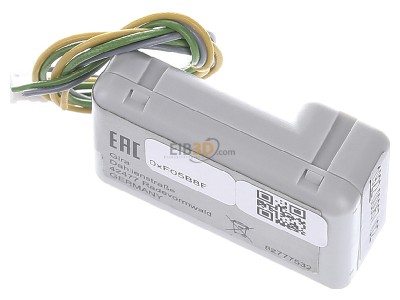 Top rear view Gira 121000 EIB, KNX expand device for intercom system, 
