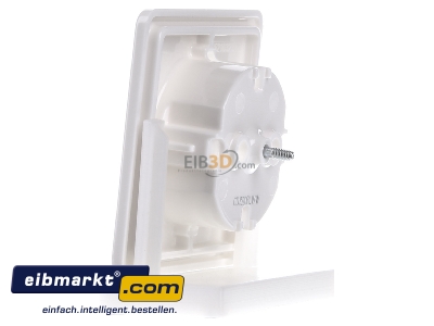 Ansicht rechts Jung CD1520PLWW Zentralplatte f�r SCHUKO-Steckdose 
