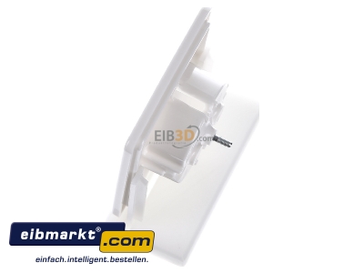 Ansicht oben rechts Jung CD1520PLWW Zentralplatte f�r SCHUKO-Steckdose 