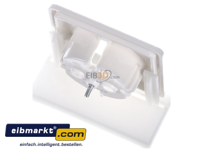 Ansicht oben hinten Jung CD1520PLWW Zentralplatte f�r SCHUKO-Steckdose 