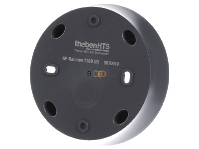 Front view Theben AP-Rahmen 110B GR Surface mounted housing 
