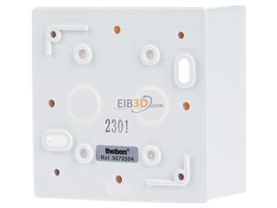 Back view Theben AP-RahmenLUXA103-200 Surface mounted housing 
