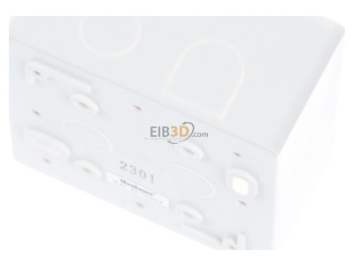 Top rear view Theben AP-RahmenLUXA103-200 Surface mounted housing 
