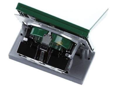 Top rear view Jung LS 1520 BFKL GN Socket outlet (receptacle) 
