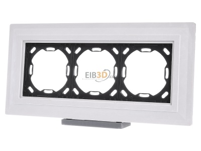 Frontansicht Jung PA 983 G 125-0 Einputzadapter 3-f.wandbndige Mont 