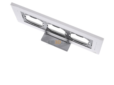 Ansicht oben hinten Jung PA 983 G 125-0 Einputzadapter 3-f.wandbndige Mont 