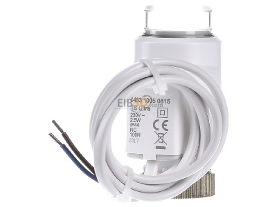Back view Eberle TS Ultra (230V) Heating actuator 230V 
