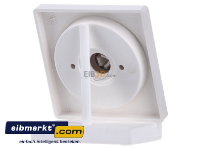 Back view Siemens Indus.Sector 5TC8900 Cover plate for dimmer white
