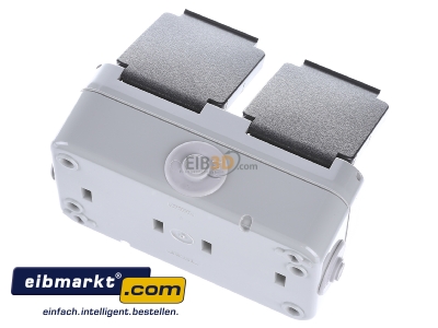 Top rear view Peha D 6632 WAB Socket outlet protective contact 
