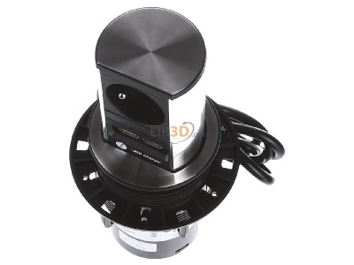 Ansicht oben vorne Bachmann 928.020 ELEVATOR Steckdosenleiste 1xUTE 1xUSB Charger 