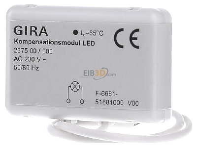 Frontansicht Gira 237500 LED-Kompensationsmodul 