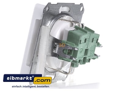 View on the right Elso 215004 Socket outlet protective contact white 

