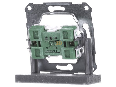 Back view Elso 111500 2-pole switch flush mounted 
