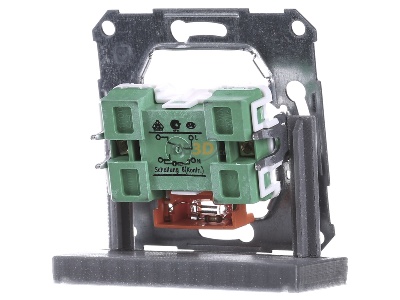 Back view Elso 111610 2-pole switch flush mounted 
