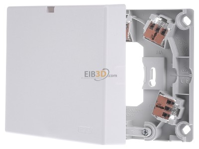 Front view Merten MEG1011-9019 Appliance connection box surface mounted 
