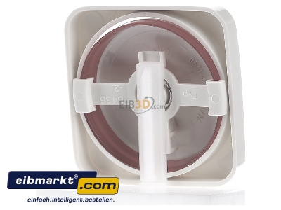 Ansicht hinten Busch-Jaeger 6599-0-1334 Zentralscheibe ws fr Drehdimmer 2115-212