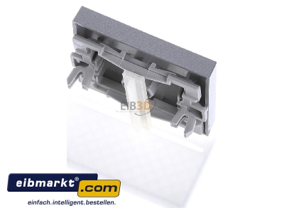 Ansicht oben hinten Gira 067426 Wippe Licht alu m.Fenster,System55 