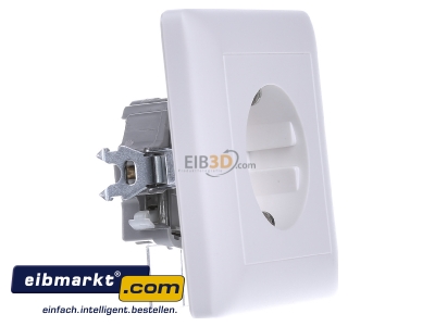 View on the left Gira 044027 Socket outlet protective contact white
