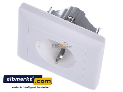 View up front Gira 044027 Socket outlet protective contact white
