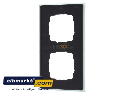 Ansicht hinten Gira 021218 Abdeckrahmen 2f.glas Esprit 