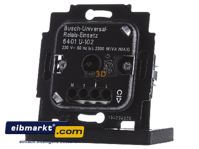 Front view Busch-Jaeger 6401 U-102 Electronic switch relay 
