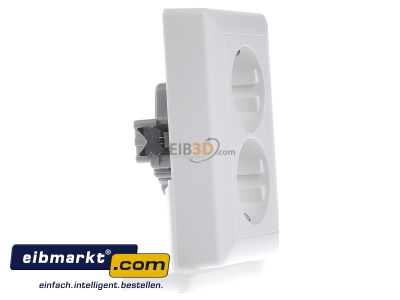 View on the left Gira 078004 Socket outlet protective contact white
