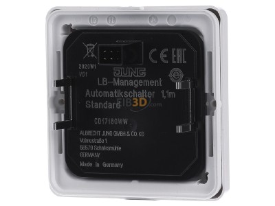 Ansicht hinten Jung CD 17180 WW Automatik-Schalter Standard 