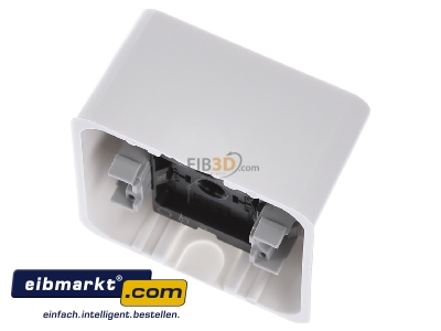 Top rear view Gira 010613 Two-way switch surface mounted white

