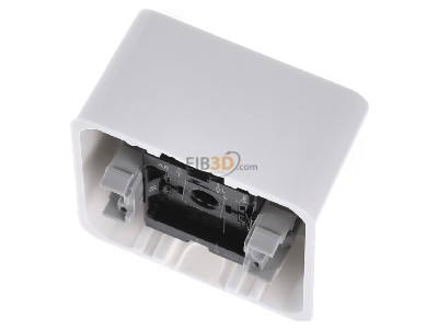 Top rear view Gira 015913 1-pole switch for roller shutter white 15913
