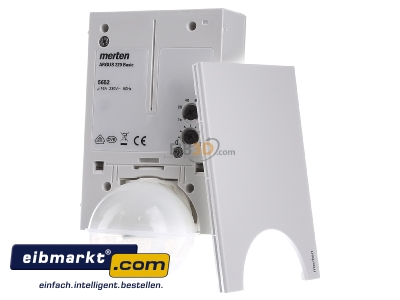 Front view Merten 565219 Motion sensor complete 0...220° white
