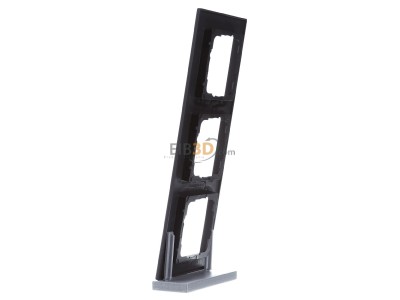 View on the right Gira 0213095 Frame 3-gang black 

