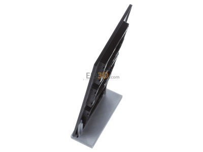 View top right Gira 0213095 Frame 3-gang black 
