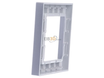 View on the right Jung A 5581 BF AL Frame 1-gang aluminium 
