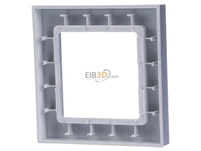 Back view Jung A 5581 BF AL Frame 1-gang aluminium 

