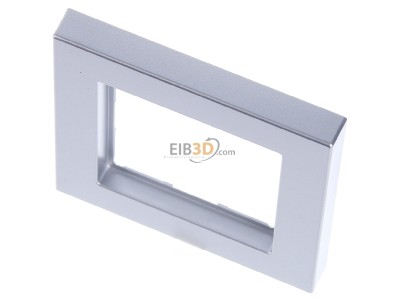 View up front Jung A 5581 BF AL Frame 1-gang aluminium 
