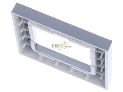 Top rear view Jung A 5581 BF AL Frame 1-gang aluminium 
