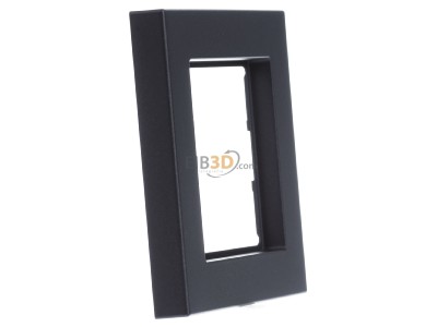 View on the left Jung A 5581 BF ANM Frame 1-gang anthracite 
