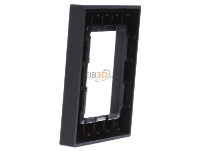 View on the right Jung A 5581 BF ANM Frame 1-gang anthracite 
