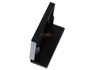 View top right Jung A 5581 BF SW Frame 1-gang black 
