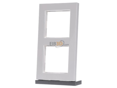 Front view Jung A 5582 BF WW Frame 2-gang white 
