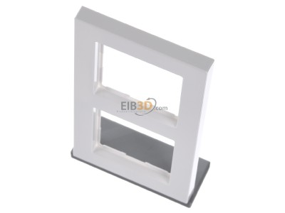 View up front Jung A 5582 BF WW Frame 2-gang white 
