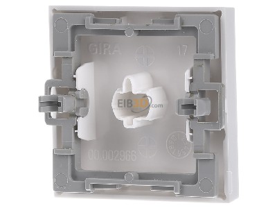 Ansicht hinten Gira 861603 Wippe rws/gl Pfeile rauf/runter 