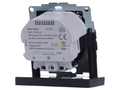 Back view Berker 48031606 Socket outlet (receptacle) 
