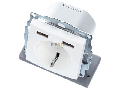 View up front Berker 48038989 Socket outlet (receptacle) 
